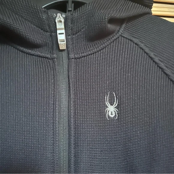 Spyder Core Ski Sweater Knit Full Zip Jacket Women's Size Large - Picture 2 of 9